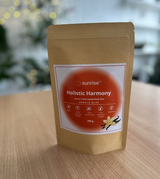 Dein täglicher Begleiter für innere Balance Holistic Harmony Vanille Superfood-Pulver (2)
