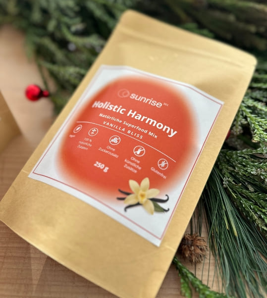 Dein täglicher Begleiter für innere Balance Holistic Harmony Vanille Superfood-Pulver (3)